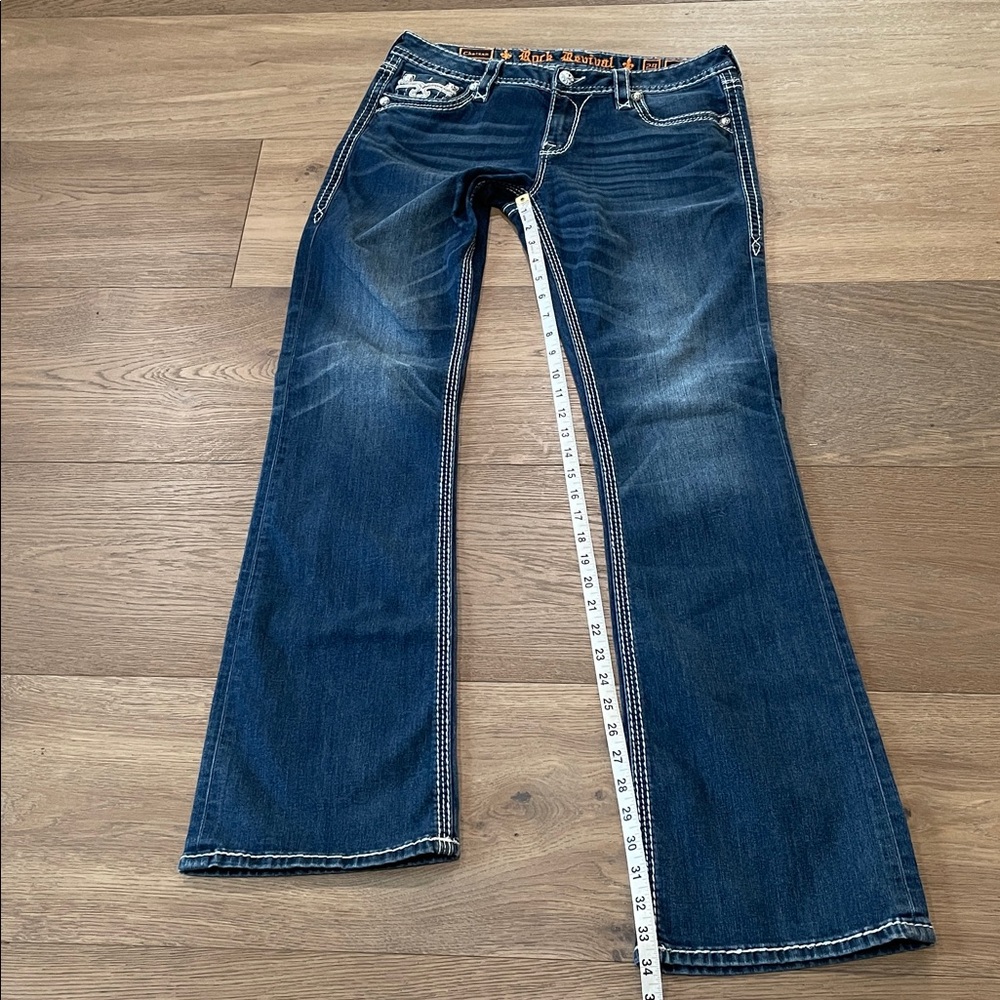 Rock Revival Chereen Boot Easy Jeans Size 29 - Picture 6 of 10